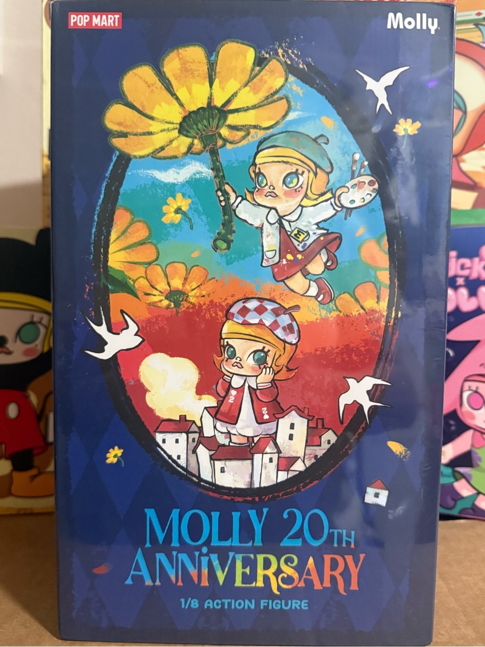 POP MART Molly 20th Anniversary 1/8 Action Figure
